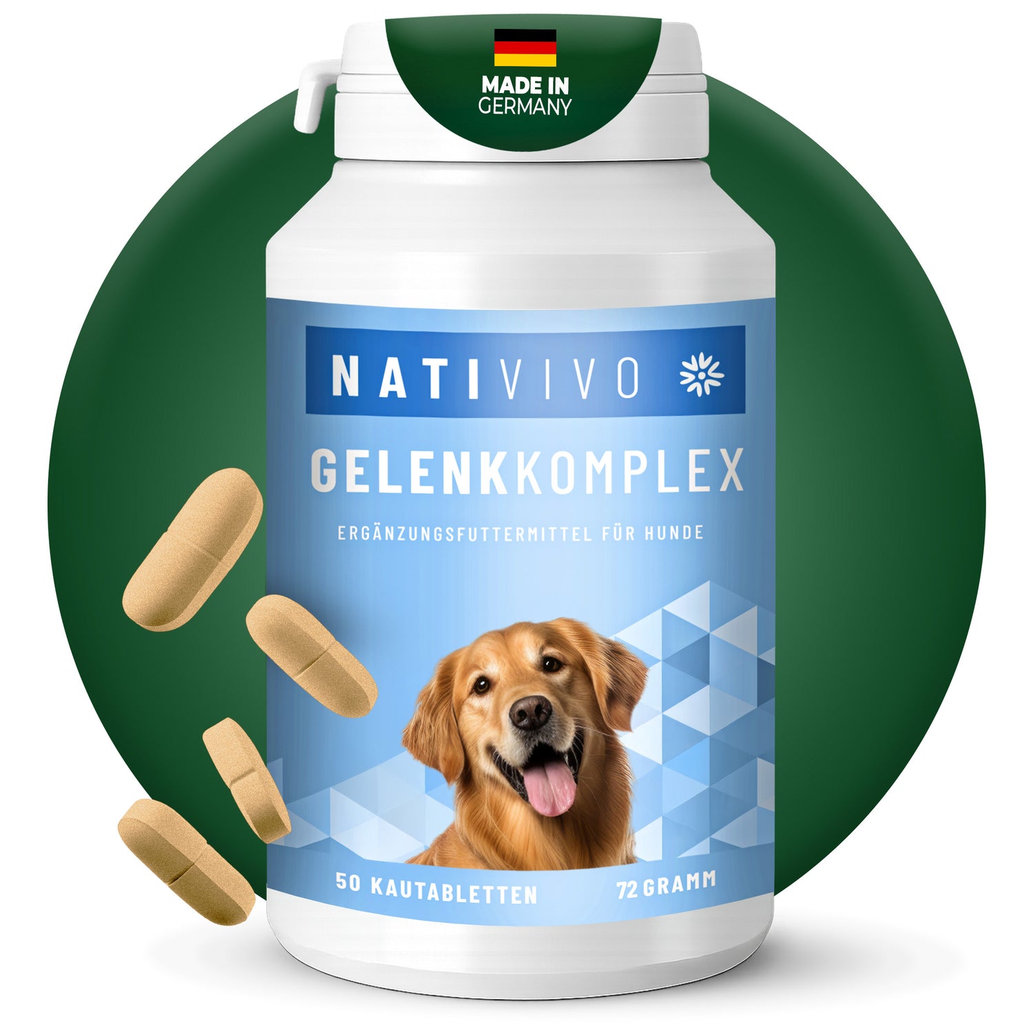 Hunde Gelenktabletten Grünlippmuschel Gelenkkomplex